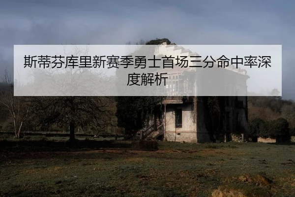 斯蒂芬库里新赛季勇士首场三分命中率深度解析